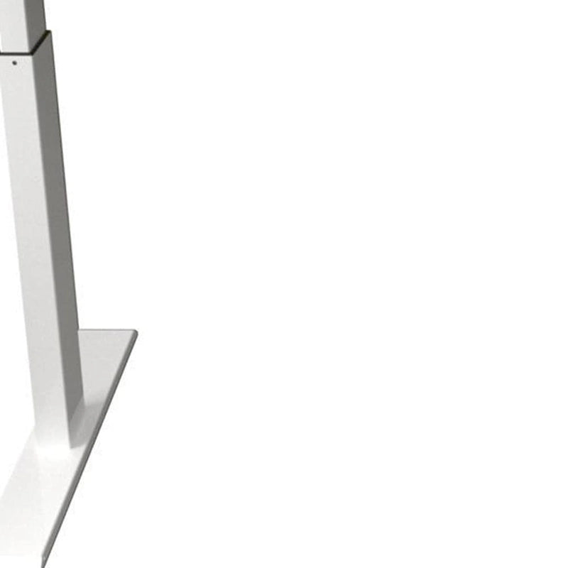 Bureau assis-debout réglable HomeRoots en chêne, bois blanc et métal