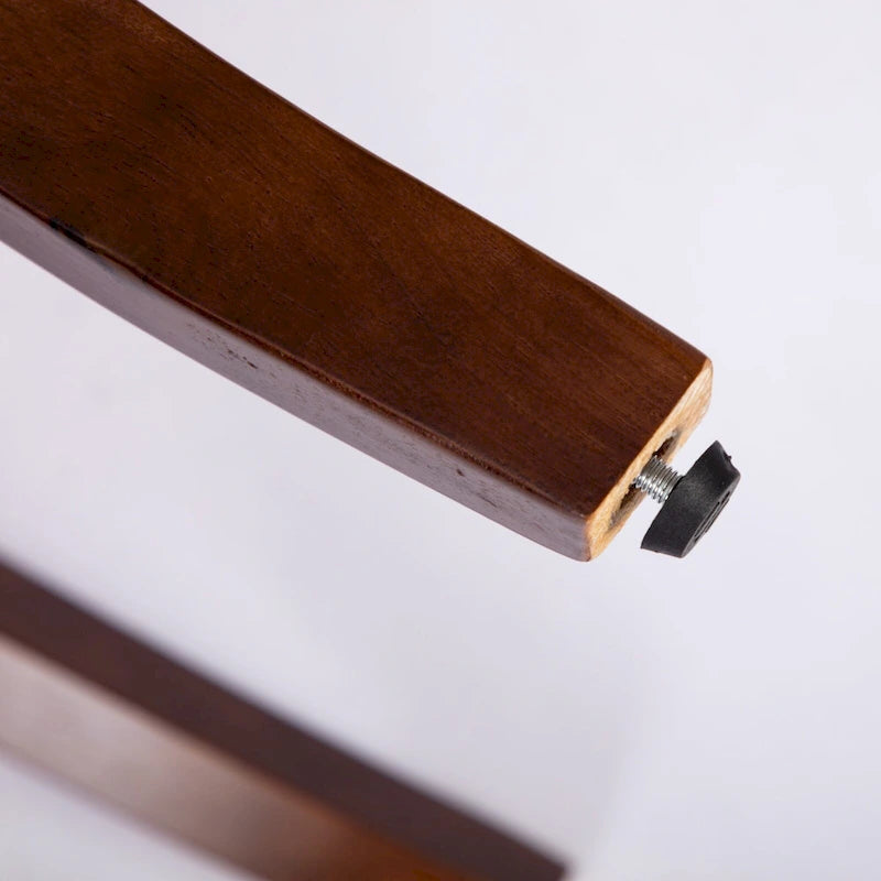 Ensemble de 2 chaises de salle à manger modernes, chaises d'appoint rembourrées en lin, dossier incurvé, structure en bois d'hévéa