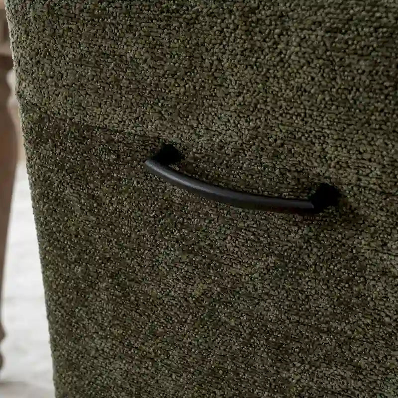 Chaises de salle à manger modernes rembourrées avec pieds pivotants en métal
