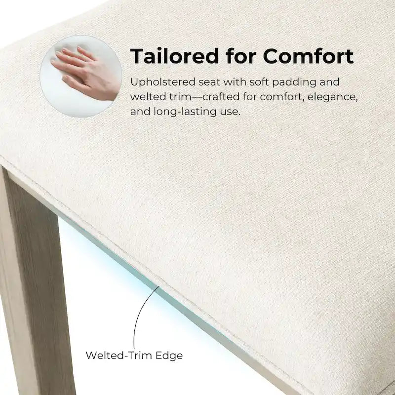 Ensemble de salle à manger rond moderne 5 pièces en bois massif Piez de Furniture of America