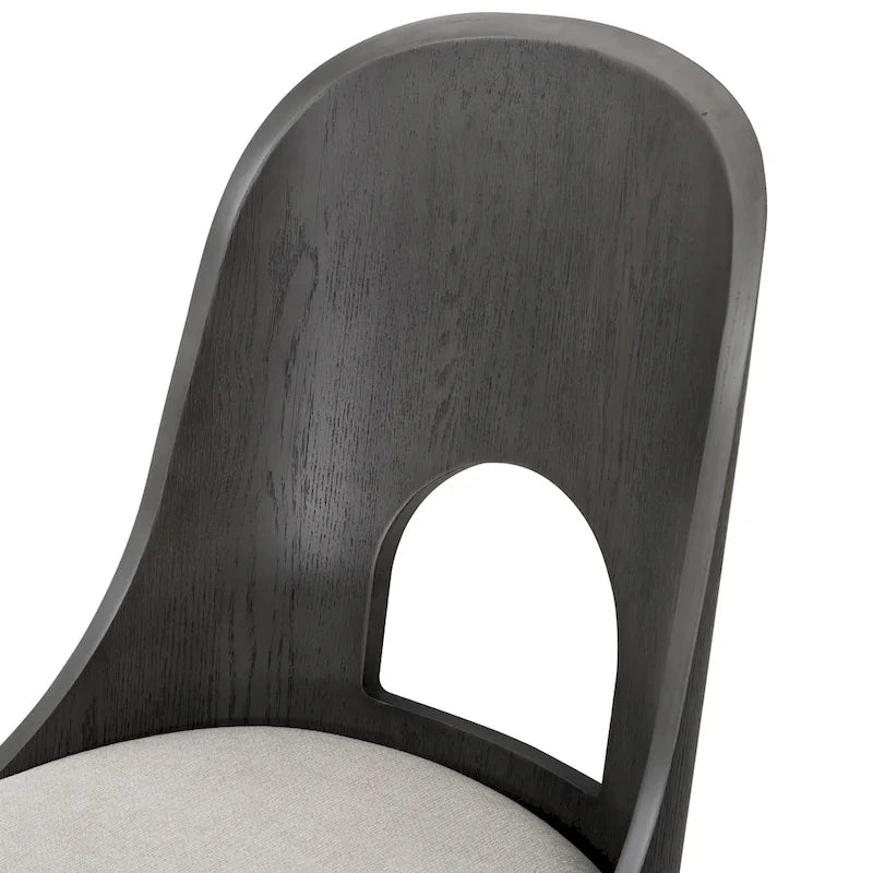 Ensemble de salle à manger rond moderne 5 pièces en bois massif Piez de Furniture of America