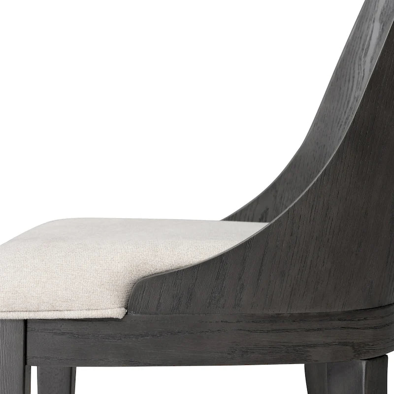 Ensemble de salle à manger rond moderne 5 pièces en bois massif Piez de Furniture of America