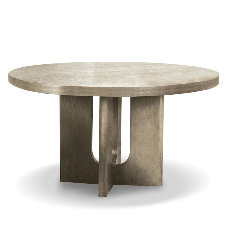 Ensemble de salle à manger rond moderne 5 pièces en bois massif Piez de Furniture of America