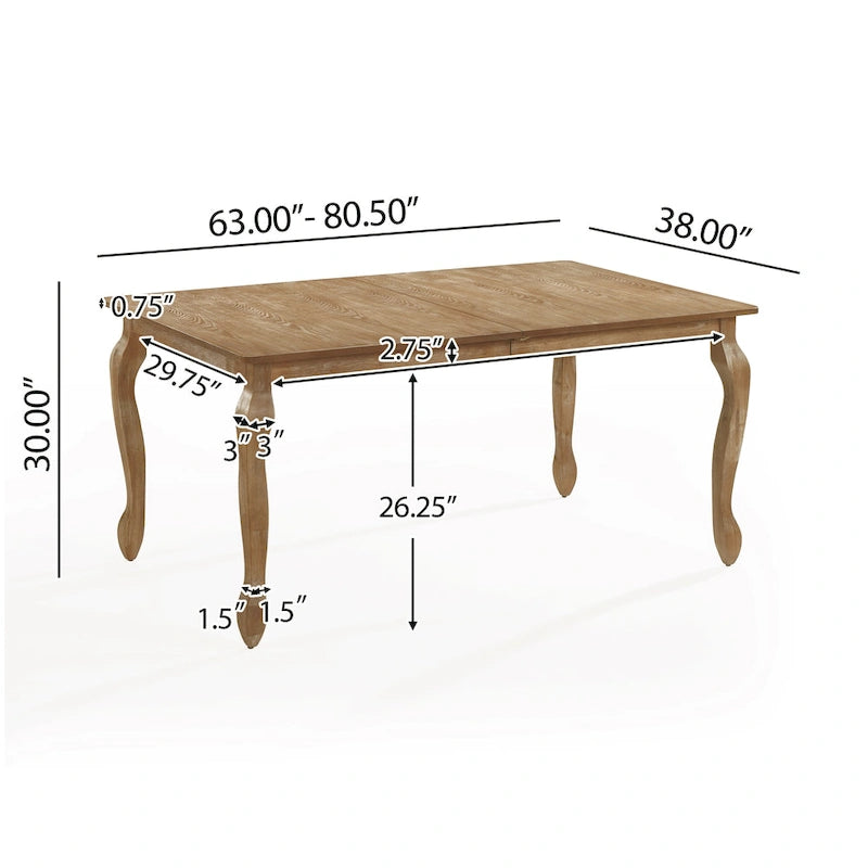 Table de salle à manger extensible Aubrietta de Christopher Knight Home