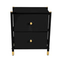 Simplify 2 Drawer Luxury Nightstand