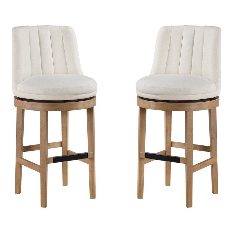 Tabouret de bar pivotant Rowan (lot de 2)