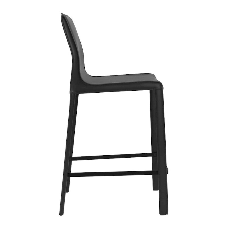 Tabouret de bar moderne en cuir STAN