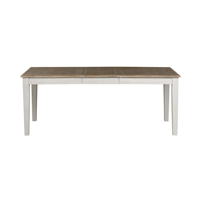 Ensemble de table rectangulaire 5 pièces Summerville Soft White Wash Wire Brushed Gray