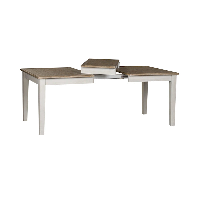 Ensemble de table rectangulaire 5 pièces Summerville Soft White Wash Wire Brushed Gray