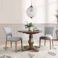 Kasey 42 Dining Table in Weathered Brown by Kosas Home
