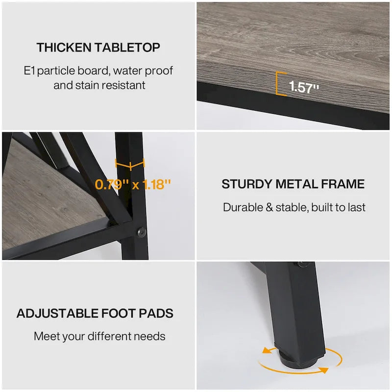 Console extra longue de 70,9 pouces, table d'appoint pour canapé de salon