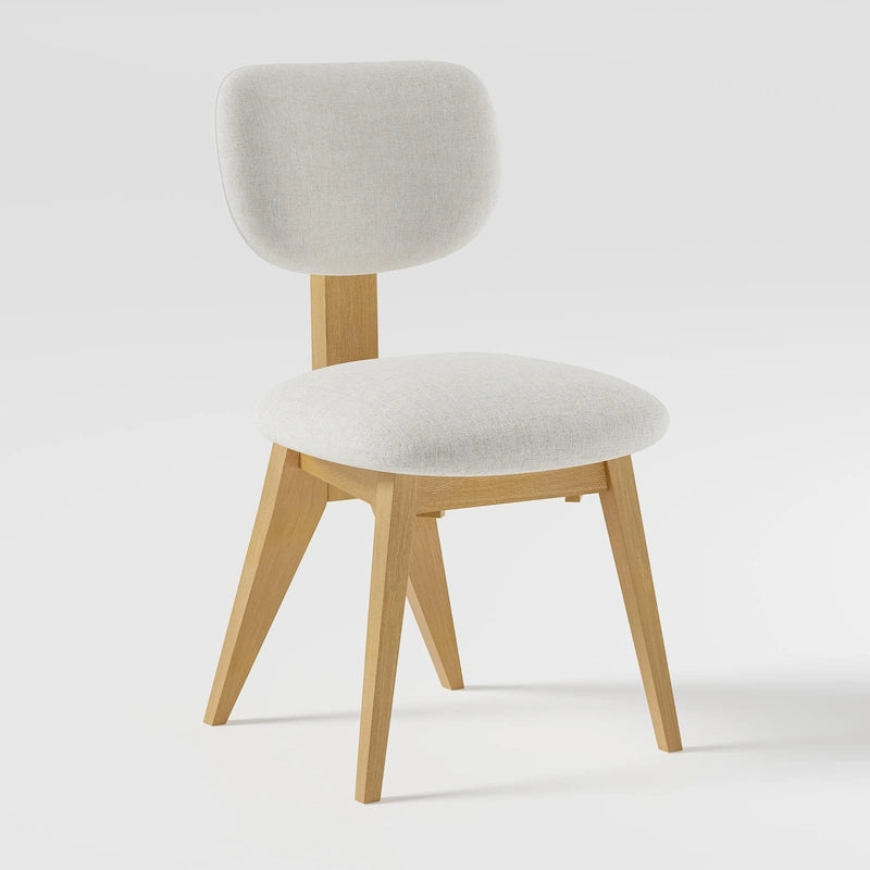 Chaises de salle à manger en bois massif (lot de 2) - 21*19*33