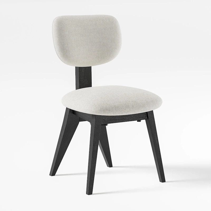 Chaises de salle à manger en bois massif (lot de 2) - 21*19*33