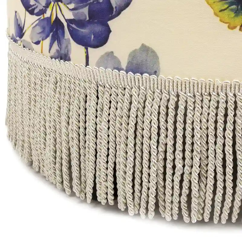 Pouf d'appoint rond rembourré Yolanda 24