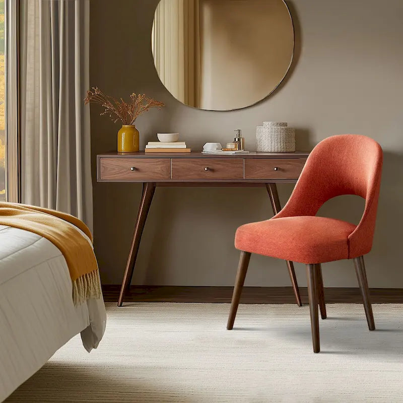 Chaises de salle à manger rembourrées INK+IVY Nola avec dossier ajouré (lot de 2)