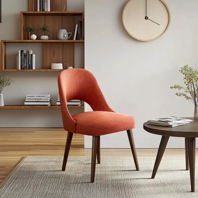 Chaises de salle à manger rembourrées INK+IVY Nola avec dossier ajouré (lot de 2)