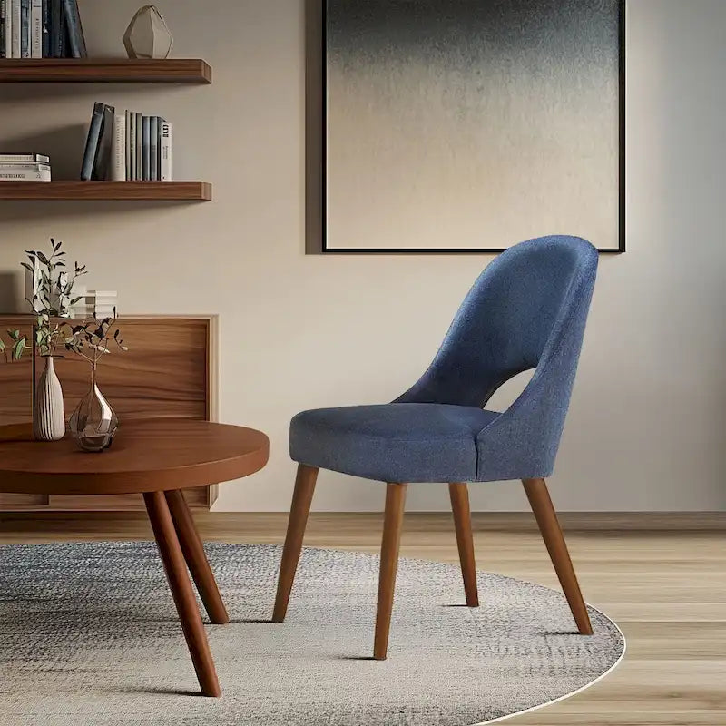 Chaises de salle à manger rembourrées INK+IVY Nola avec dossier ajouré (lot de 2)