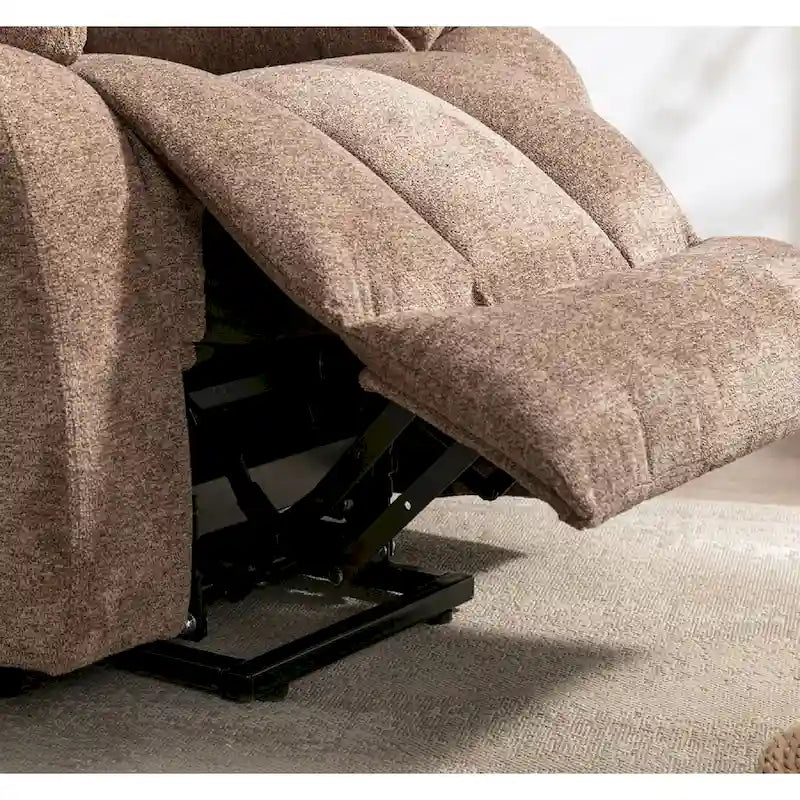 Fauteuil inclinable à bascule surdimensionné, manuel, pivotant à 360°, pour salon