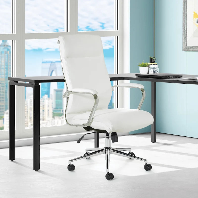Chaise de bureau en tissu antimicrobien