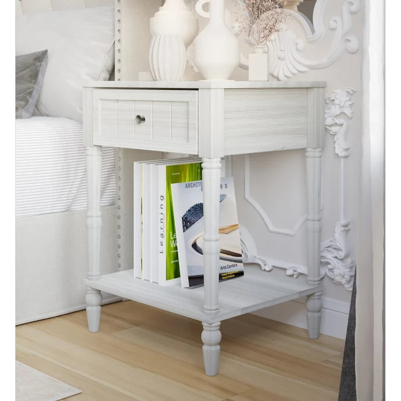 Lit Billy à panneaux rembourrés avec 2 tables de chevet