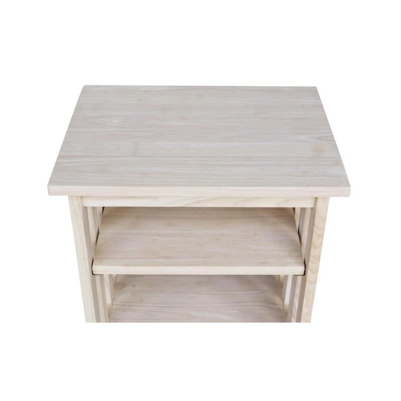 Support d'imprimante en bois naturel The Gray Barn Moonshine