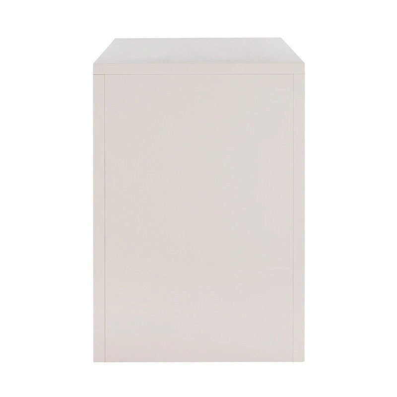 Bureau Suzie en bois et rotin à 1 tiroir