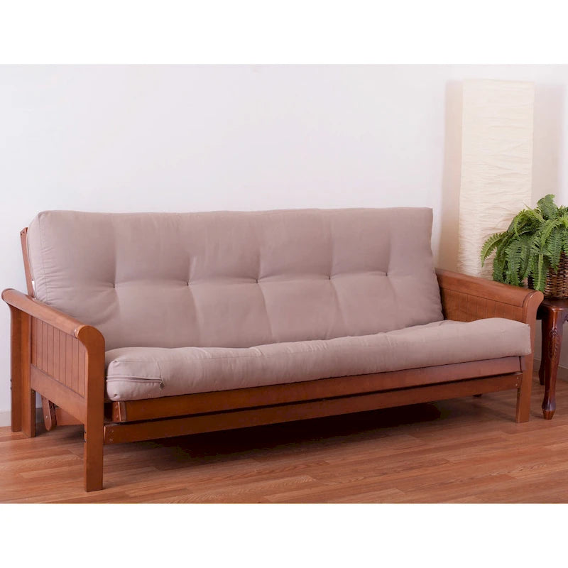 Matelas futon en sergé de 15 cm d'épaisseur (simple, double ou queen)