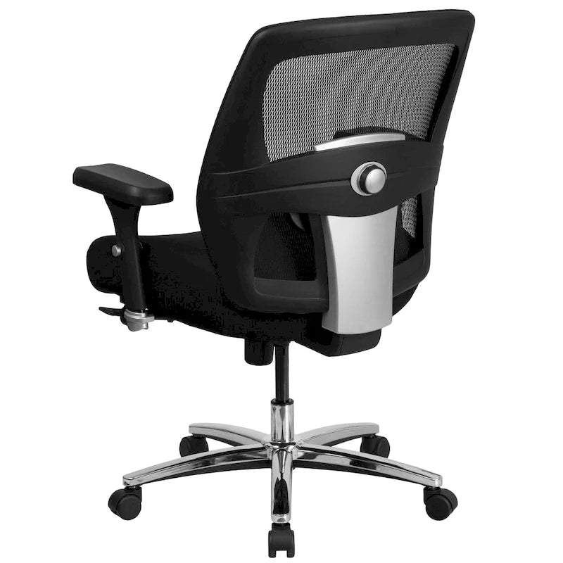 Chaise de bureau ergonomique en maille pour usage intensif 24h/24 et 7j/7, supportant jusqu'à 227 kg (500 lb).