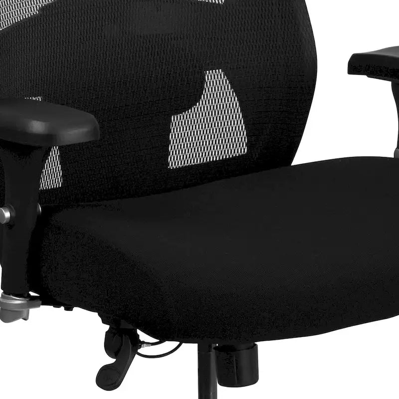 Chaise de bureau ergonomique en maille pour usage intensif 24h/24 et 7j/7, supportant jusqu'à 227 kg (500 lb).