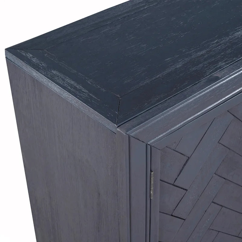 Console/table d'appoint avec 2 étagères