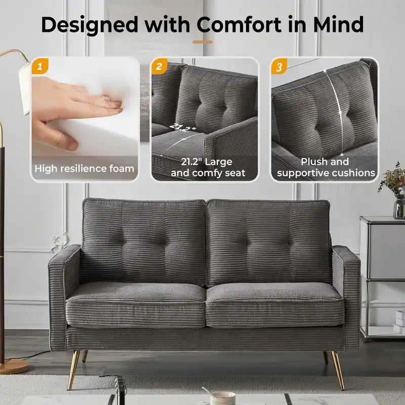 Canapé deux places moderne VINGLI 56