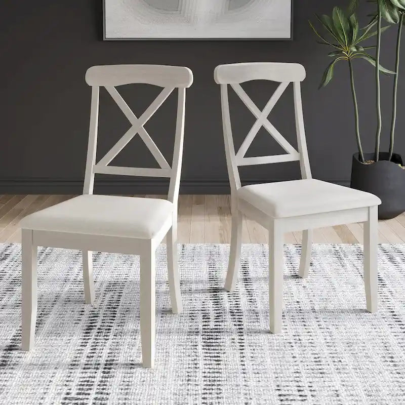 Ensemble de salle à manger en bois 7 pièces CraftPorch style ferme