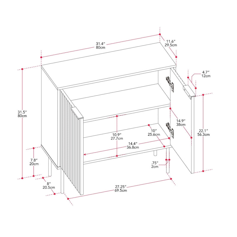 Buffet Lysander à 2 portes