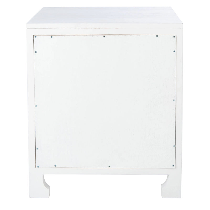 Table de chevet SAFAVIEH Zhane Coastal à 1 tiroir et 1 porte