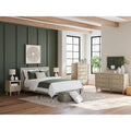 Signature Design by Ashley Cielden Soft Gray Queen Upholstered Bed with Roll Slats