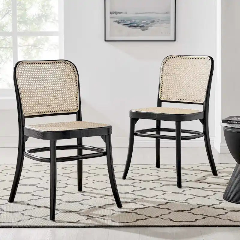 Ensemble de 2 chaises de salle à manger Winona en bois