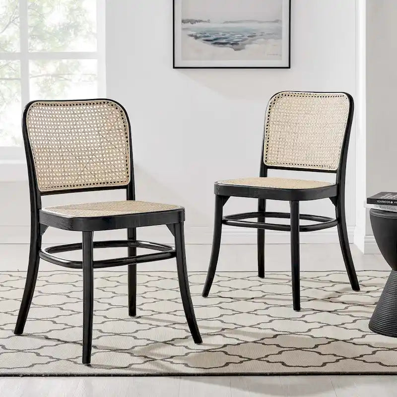 Ensemble de 2 chaises de salle à manger Winona en bois