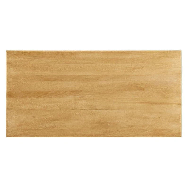 Table de salle à manger rectangulaire Rivian 70 en bois