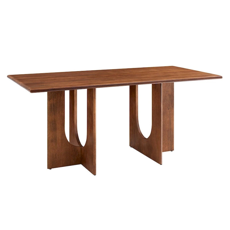Table de salle à manger rectangulaire Rivian 70 en bois