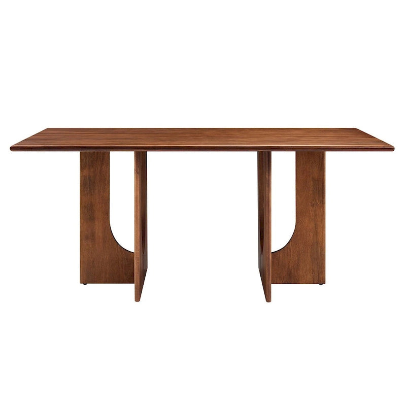 Table de salle à manger rectangulaire Rivian 70 en bois