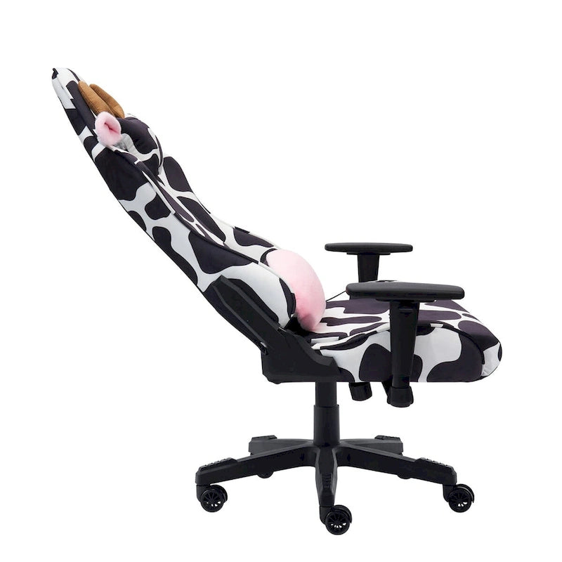 Chaise de jeu réglable Luxx Series à imprimé vache amusant