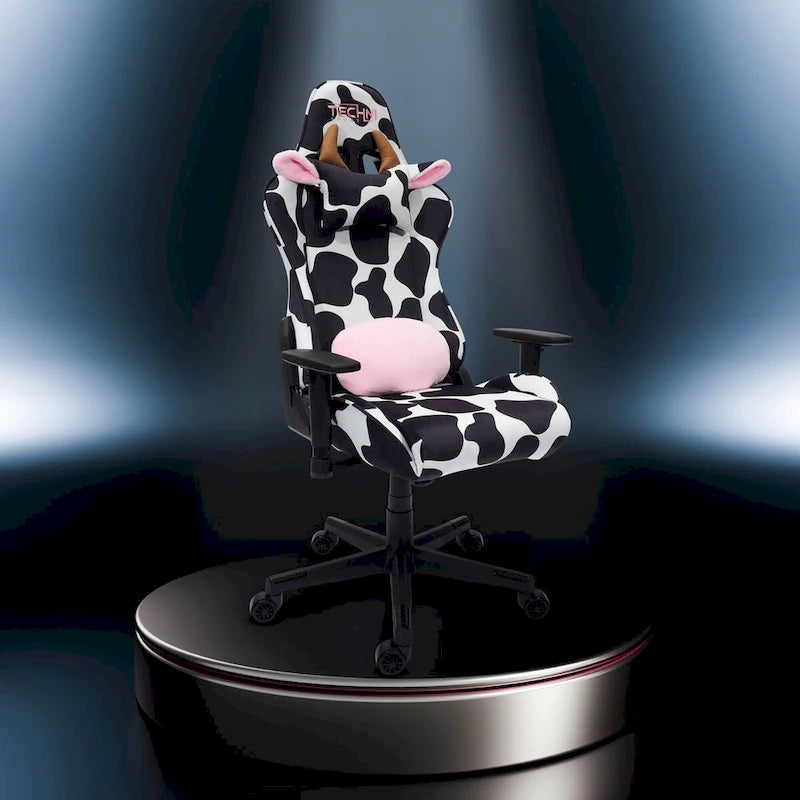 Chaise de jeu réglable Luxx Series à imprimé vache amusant