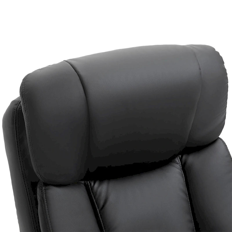 Fauteuil inclinable massant HOMCOM en cuir PU avec repose-pieds
