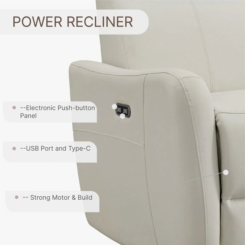 Fauteuil inclinable pivotant et berçant Merlin Power