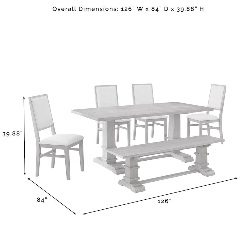 Ensemble de salle à manger Crosley Joanna 6 pièces