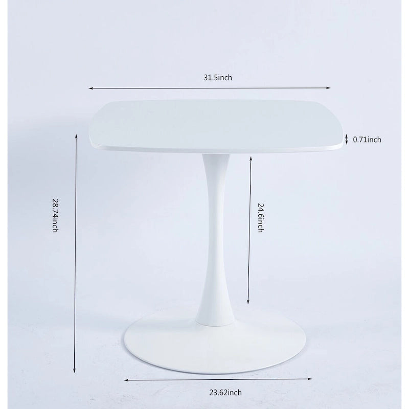 Ensemble de table et salle à manger de style milieu du siècle, 5 pièces, pour 4 à 6 personnes