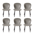 Set of 3/6/9/12 PU Leather Modern Dining Chairs - Comfortable, Easy-to-Clean, Contemporary Design for Kitchen or Dining Room