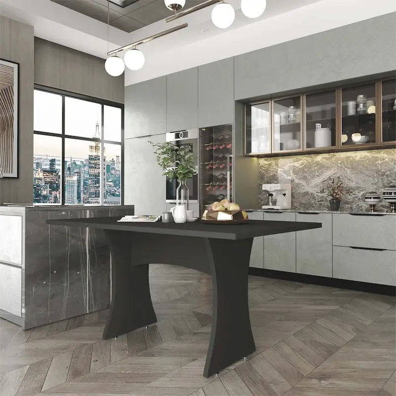 Table à manger Manhattan Comfort Coney de style moderne du milieu du siècle