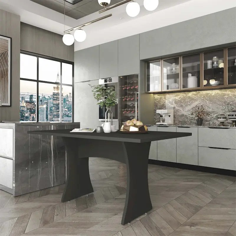 Table à manger Manhattan Comfort Coney de style moderne du milieu du siècle